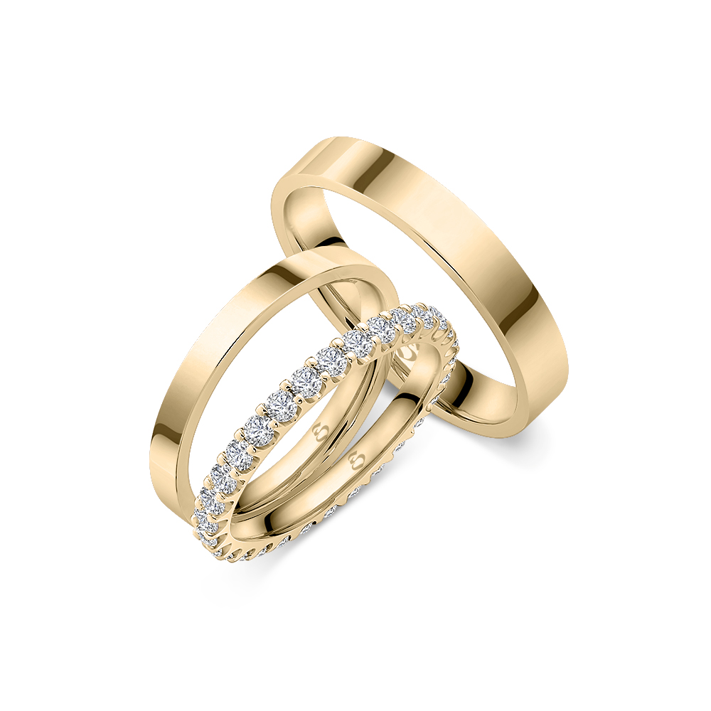 Simon & Söhne Trauringe Ringsets A 17 rose