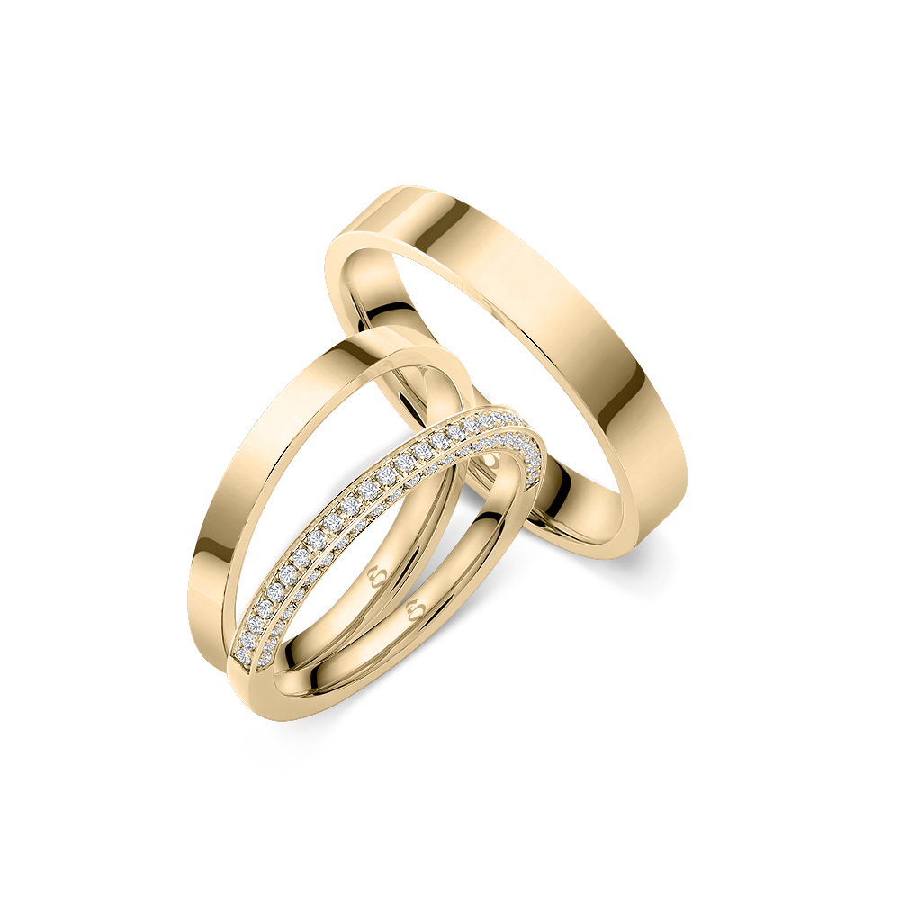 Simon & Söhne Trauringe Ringsets A 18 rose