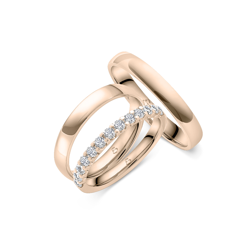Simon & Söhne Trauringe Ringsets A 20 red